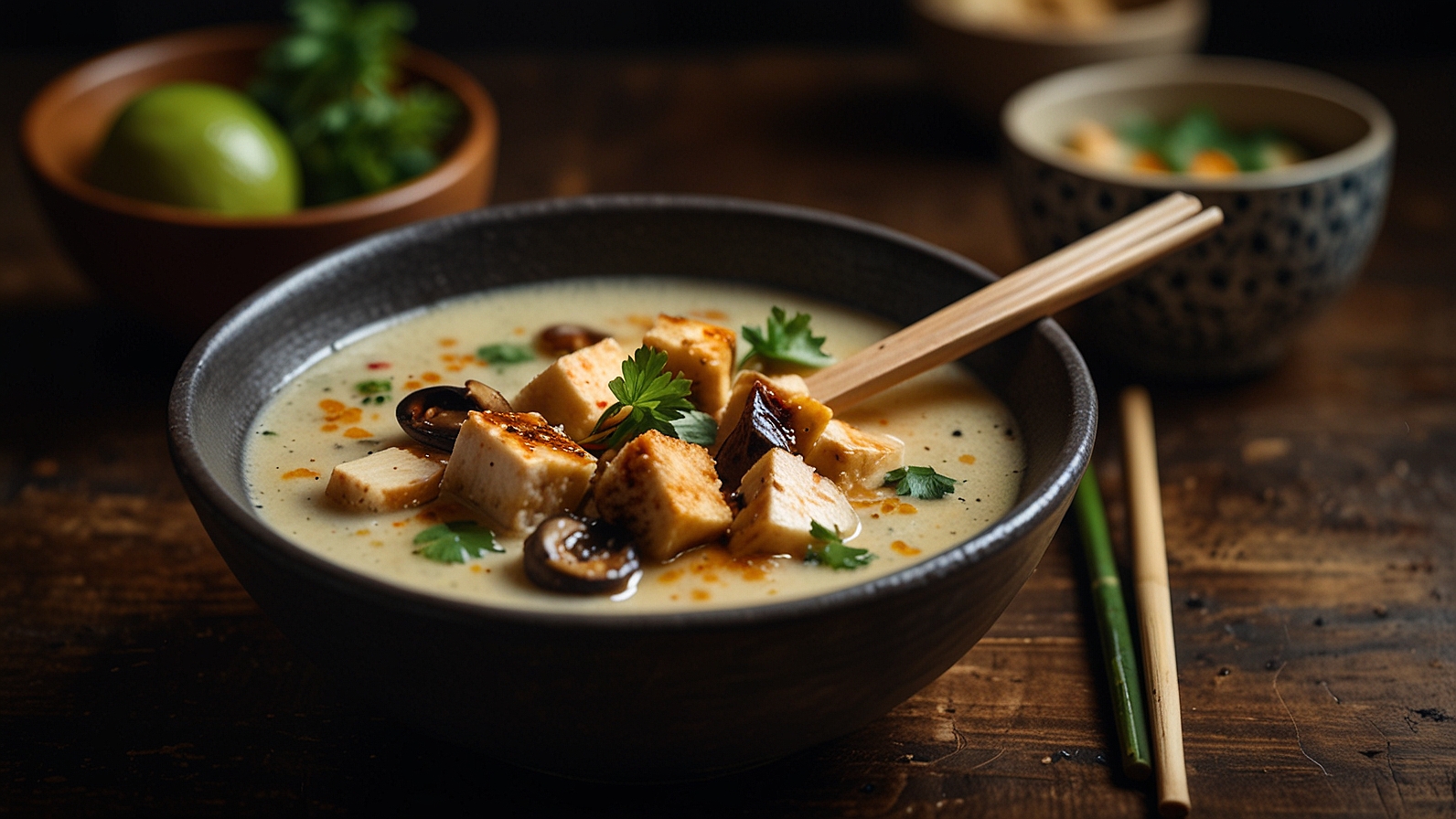 Coconut Tofu Soup