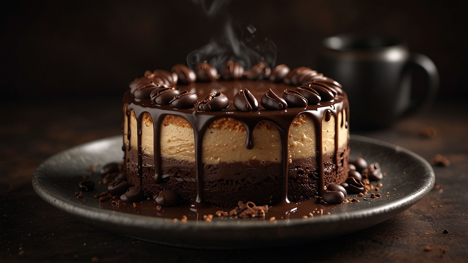 Espresso Coffee Cheesecake