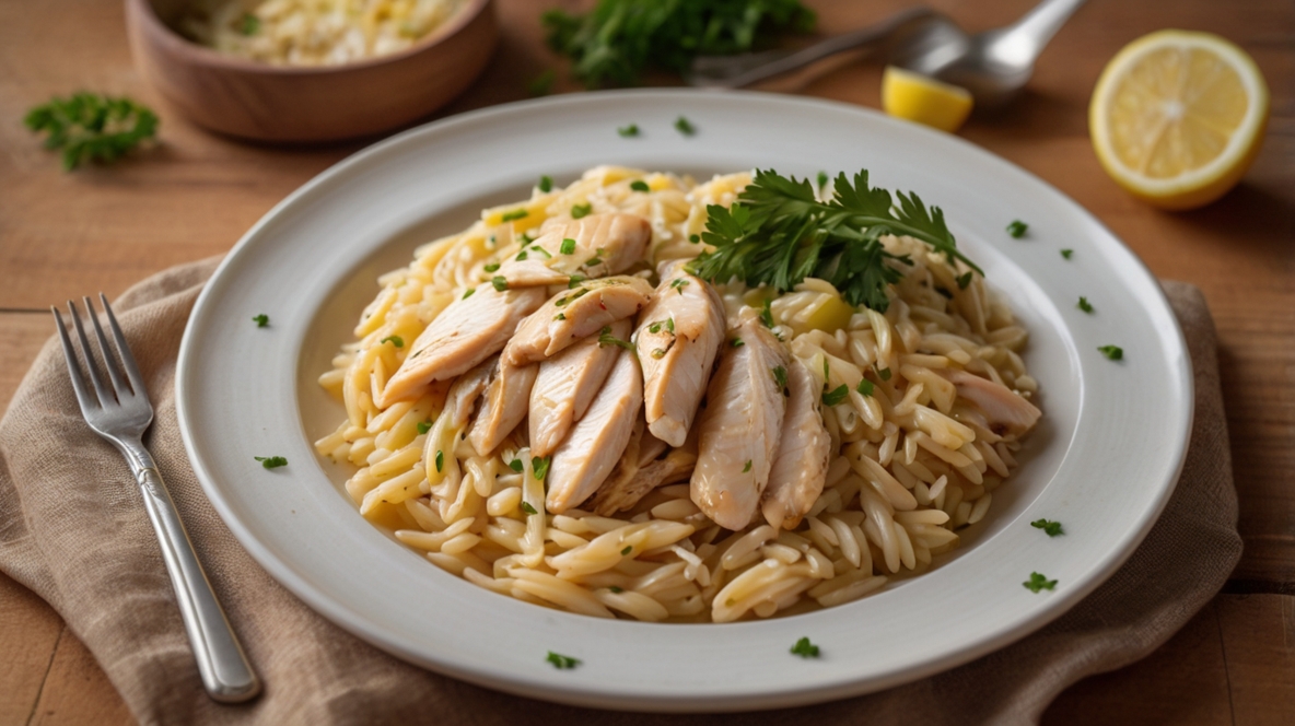 Lemon Chicken Orzo Recipe