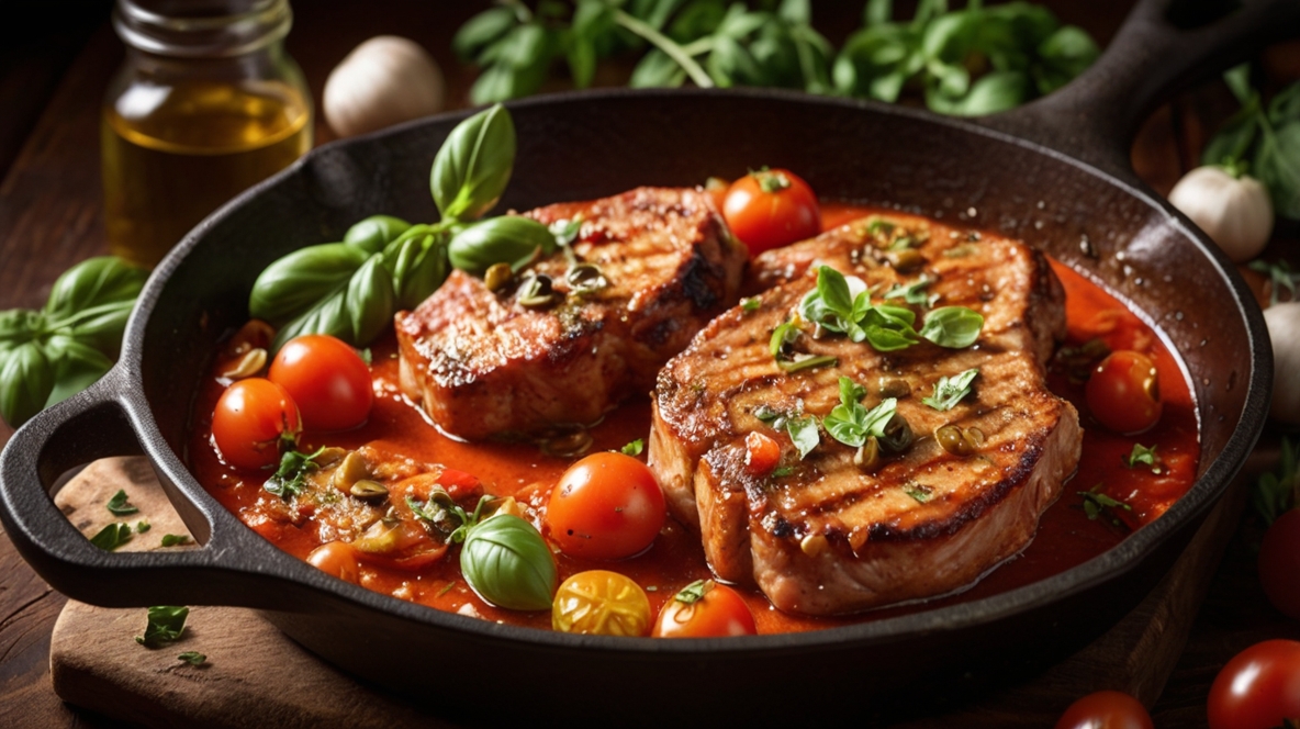 Authentic Sicilian Pork Chops