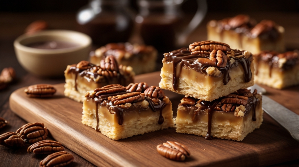 Pecan Turtle Bars