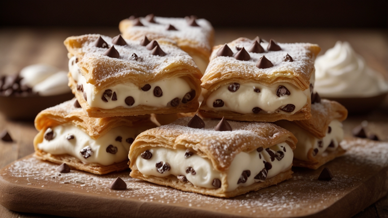 Classic Cannoli Squares