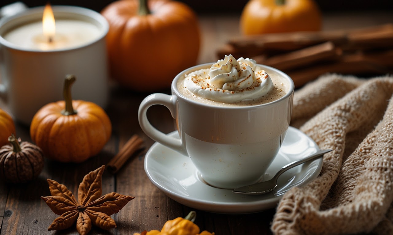 Pumpkin White Hot Chocolate
