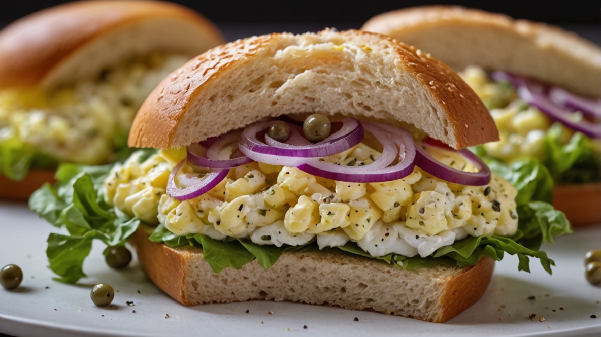 Lemon Caper Egg Salad
