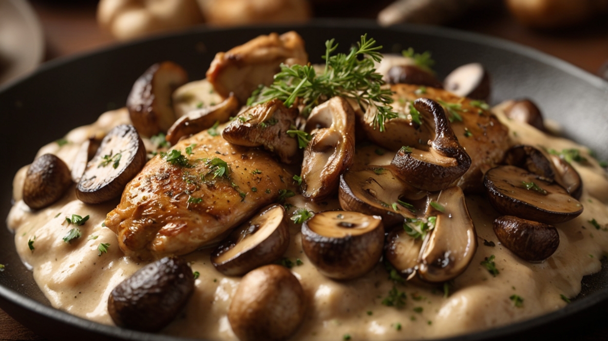 Creamy Mushroom Chicken