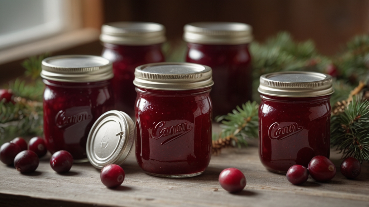 Sweet Christmas Cranberry Jam