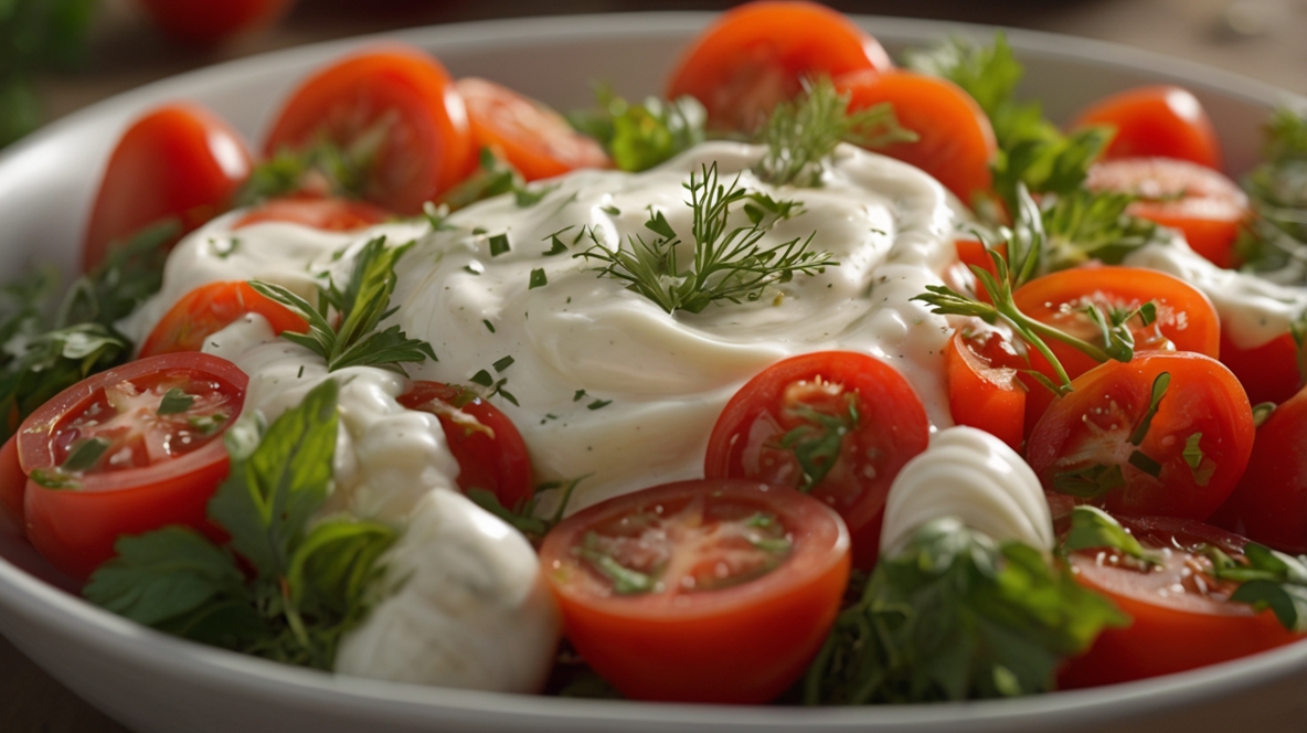 Tomato Garlic Salad