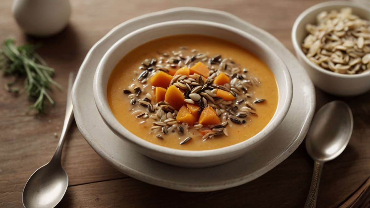 Pumpkin Wild Rice Soup
