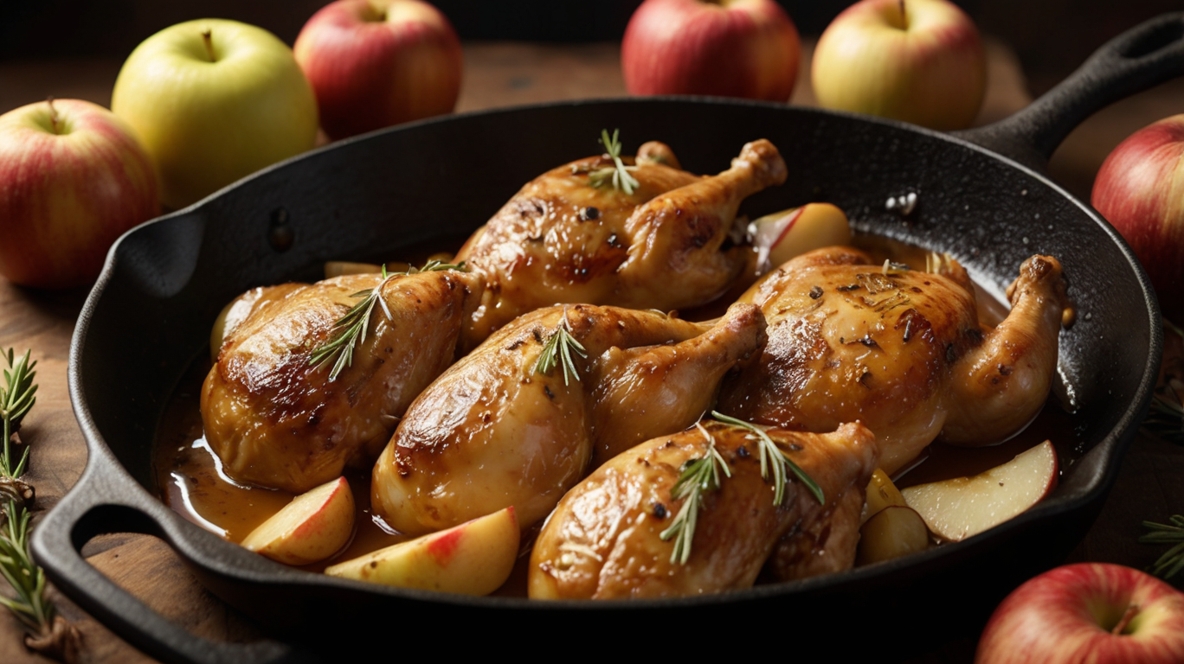 Rosemary Apple Cider Chicken Recipe