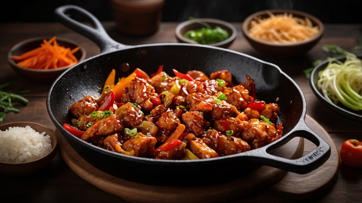 Korean Spicy Chicken Stir Fry