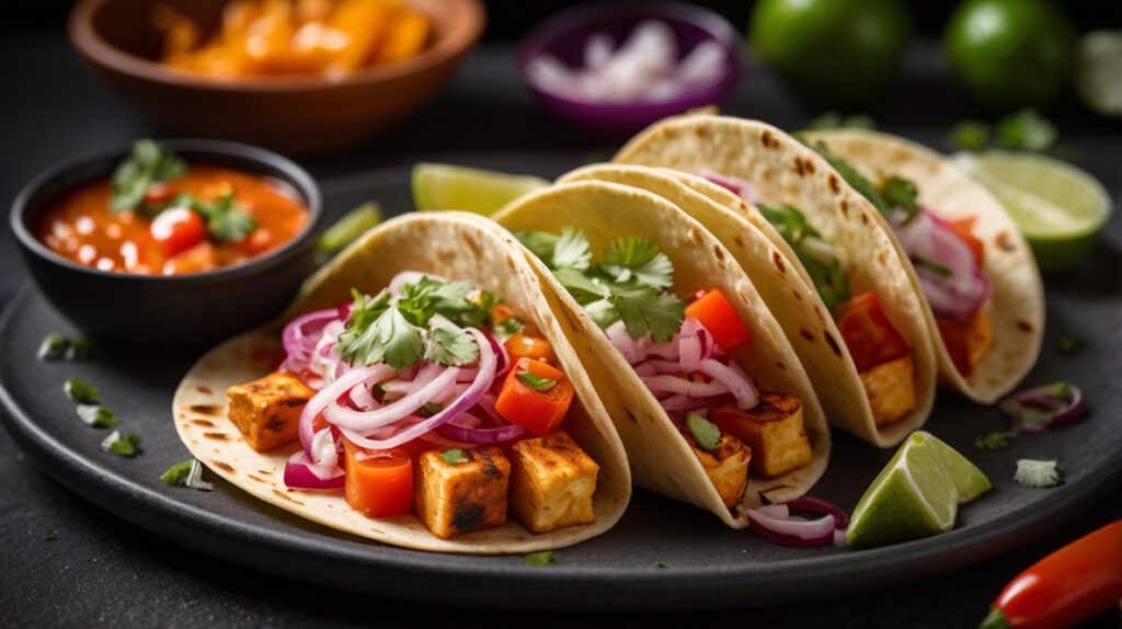 Easy Vegan Spicy Thai Tofu Tacos