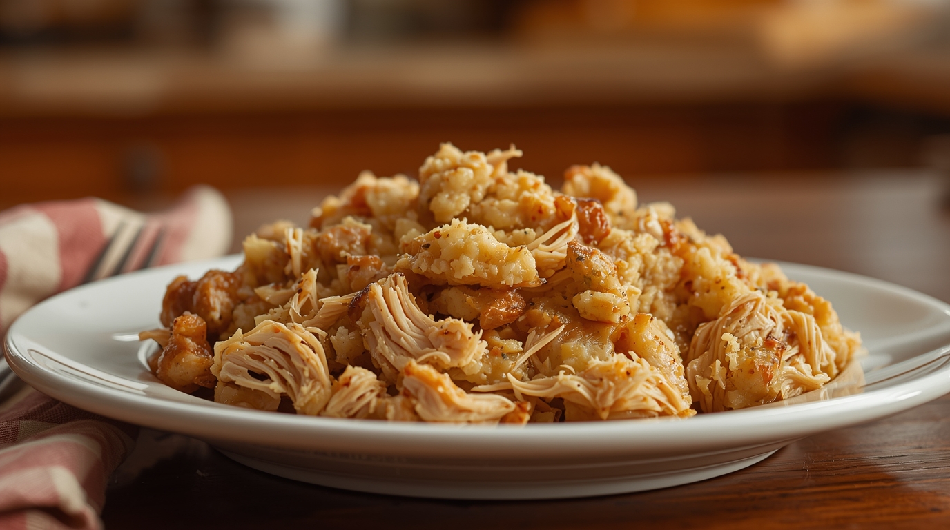 Crockpot Chicken and Stuffing