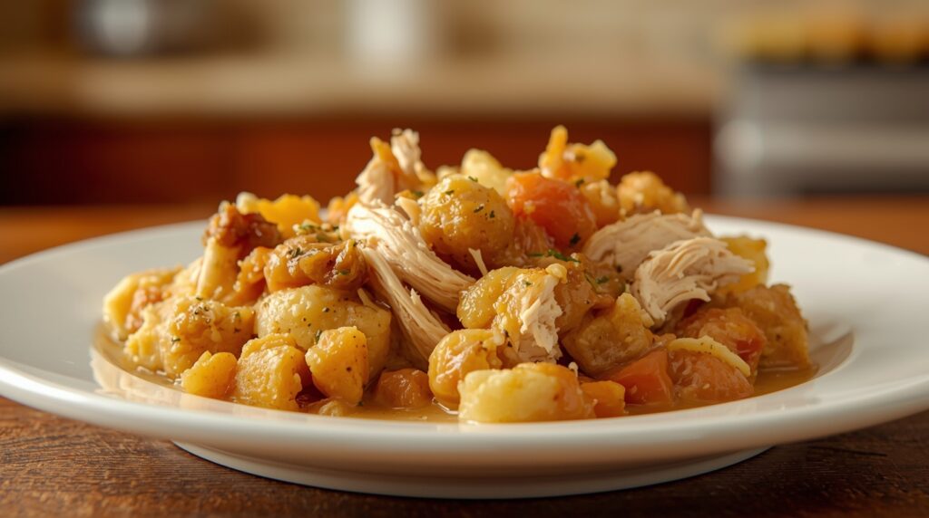 Crockpot Chicken and Stuffing