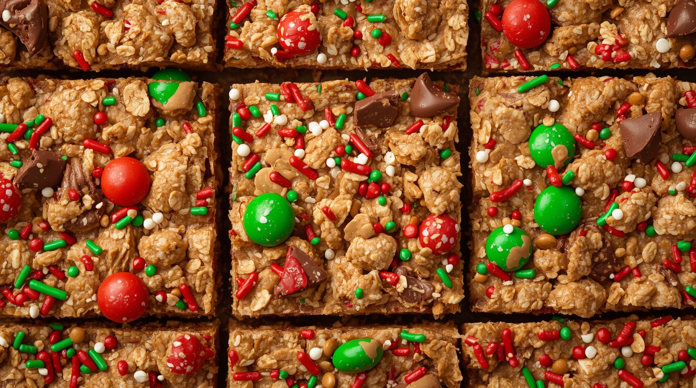 Peanut Butter Oatmeal Cookie Bars