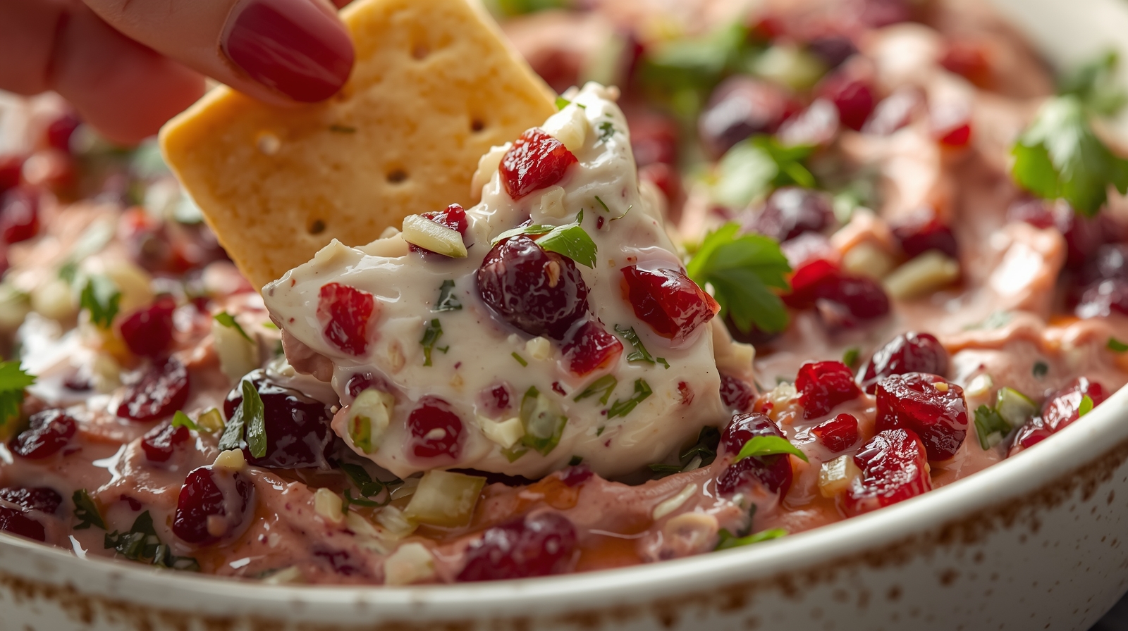 Christmas Cranberry Jalapeño Dip