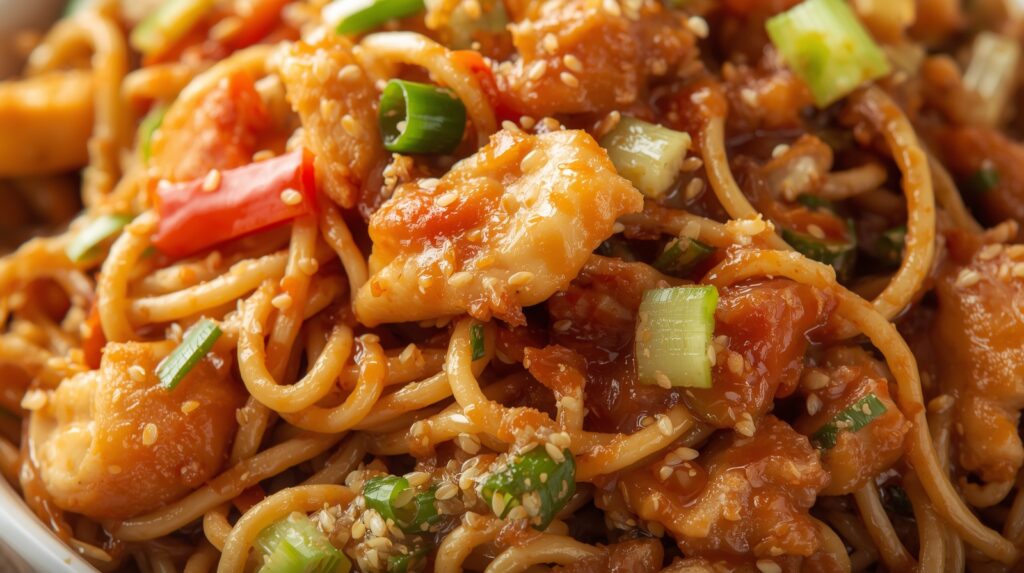 Chicken Chow Mein with the Best Chow Mein Sauce