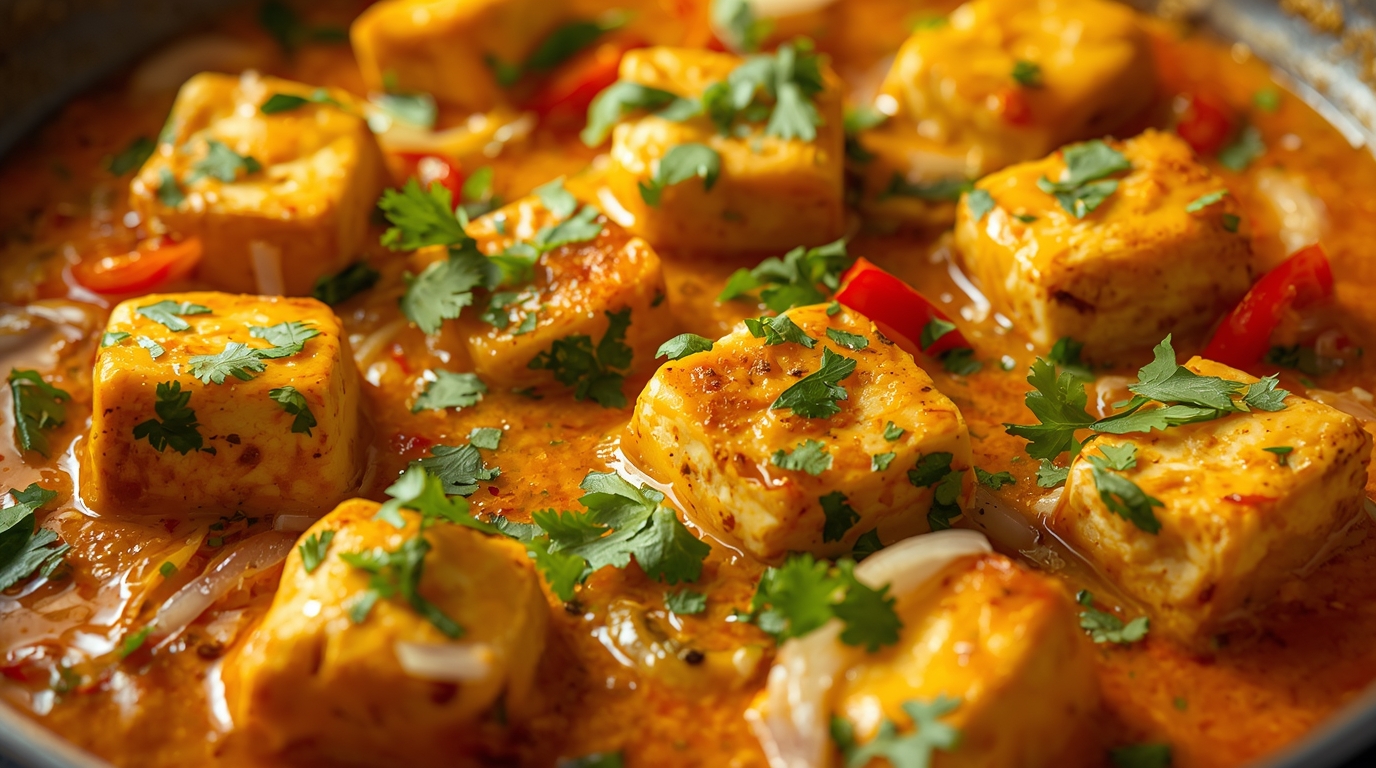 Quick Tofu Coconut Curry Dinner