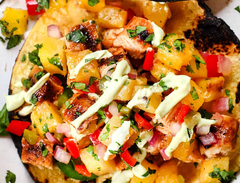 Grilled Chili Lime Chicken Tacos