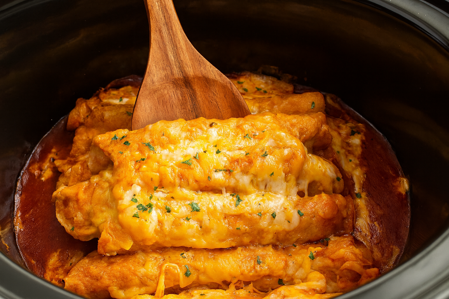 Slow Cooker Lazy Enchiladas