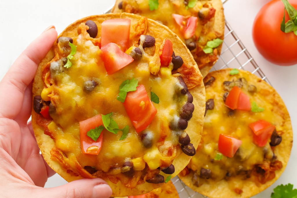 Easy Chicken Tostadas