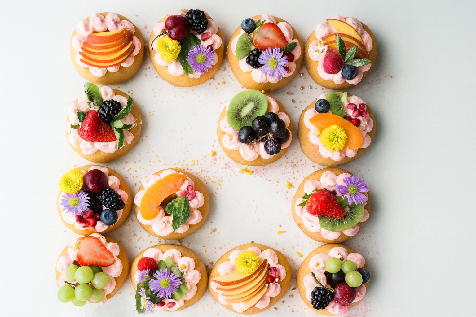 No-Bake Mini Fruit Tart Bites
