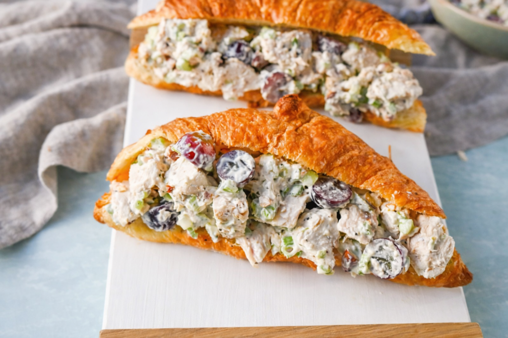 Classic Chicken Salad Croissant Sandwich
