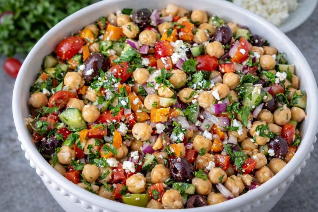 Mediterranean Chickpea Salad