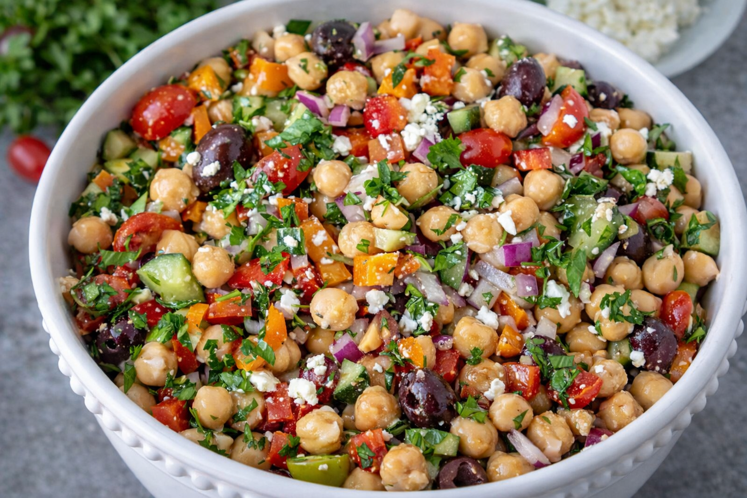 Mediterranean Chickpea Salad