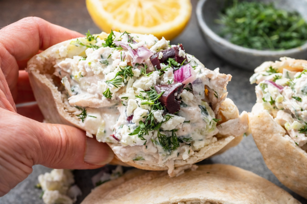 Greek Tzatziki Chicken Salad
