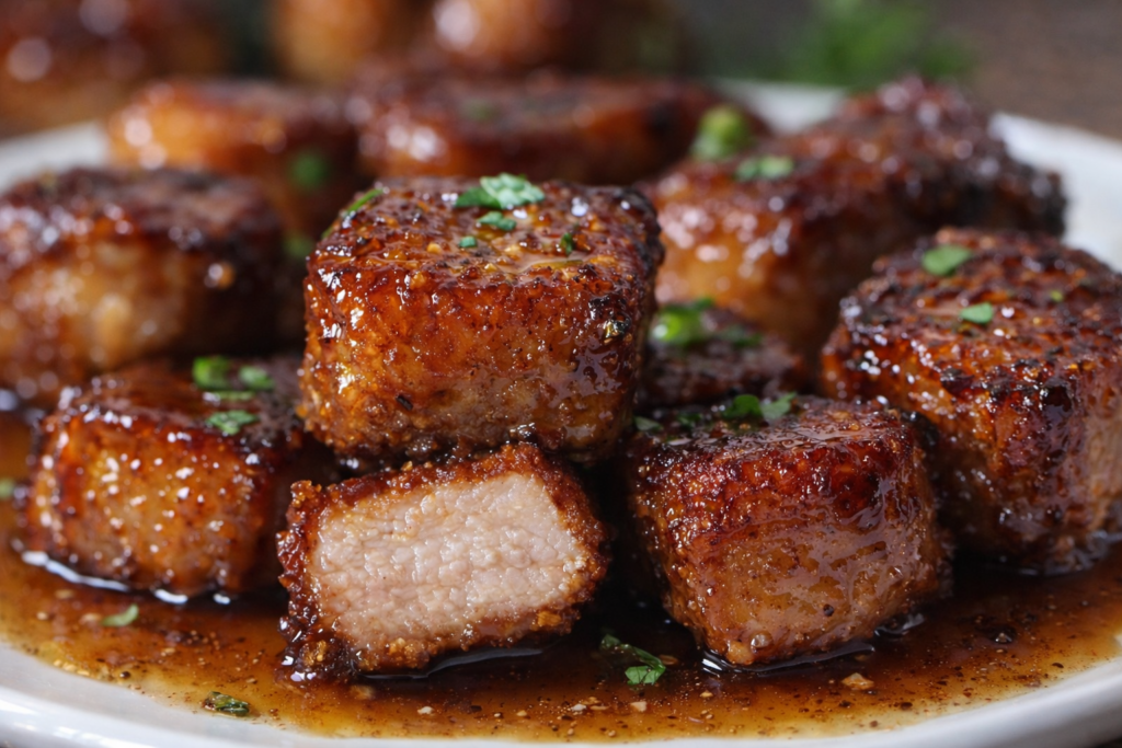 Crispy Brown Sugar Glazed Pork Tenderloin