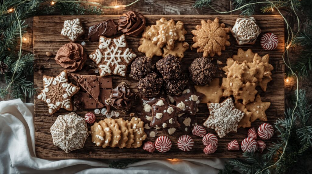 Cozy Christmas Cookie Board