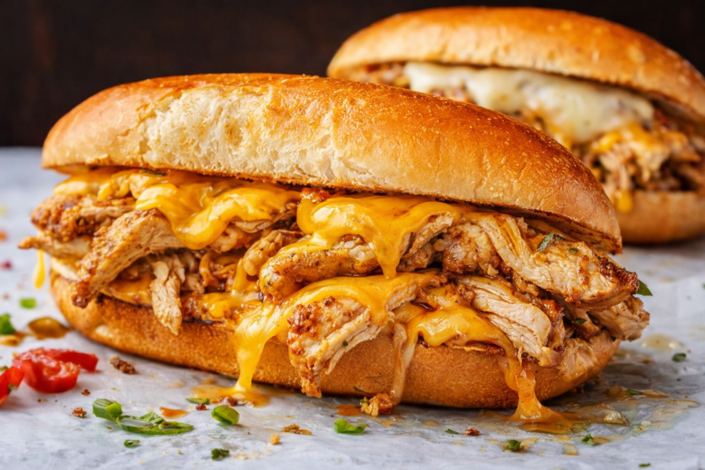 Chicken Cheese Steak Sandwich