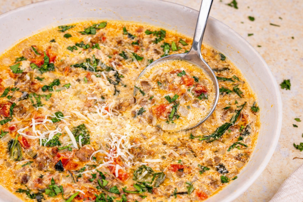 Keto Tuscan Soup