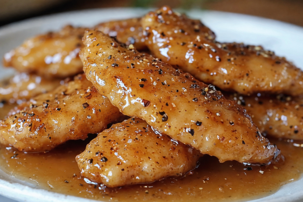 Honey Butter Garlic Chicken Tenders