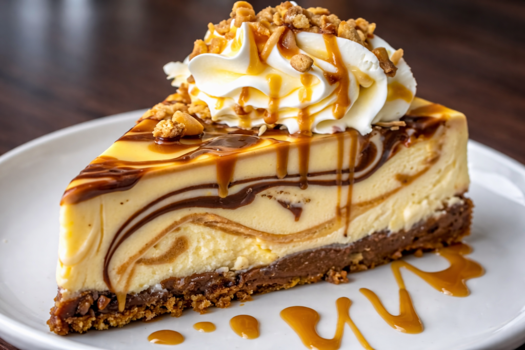 Caramel Chocolate Coffee Cheesecake