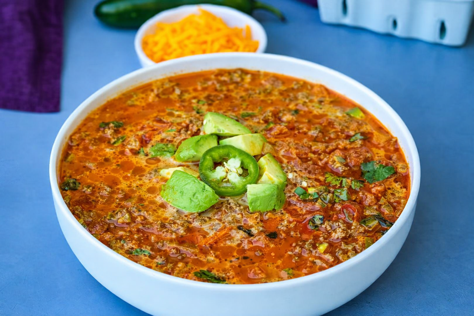 Easy Beefy Taco Soup
